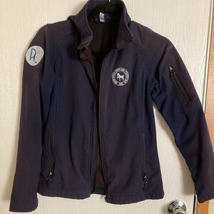 Pony Chic Navy Blue Devon Horse Show 1896 Jacket Size Small READ
